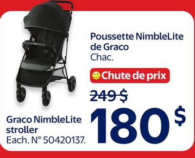 Poussette NimbleLite de Graco