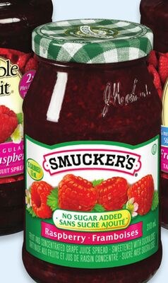 Tartinade de framboises Double Fruit ou sans su…