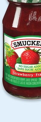 Tartinade de fruits Smucker's sans sucre ajouté