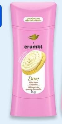 Nettoyant corporel ou déodorant Dove x Crumbl