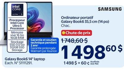 Ordinateur portatif Galaxy Book6 35,5 cm (14 po…