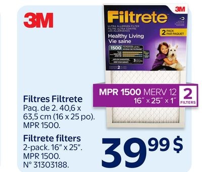 Filtres Filtrete 3M