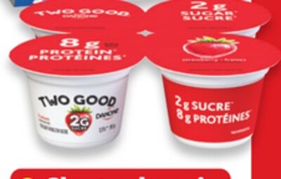 paq. de 4 coupes de yogourt Two Good 95 g
