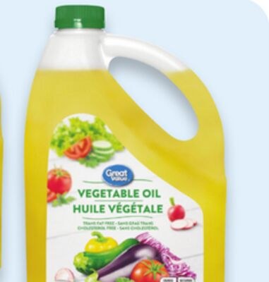 Huile végétale Great Value