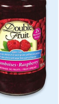 Tartinade de framboises Double Fruit