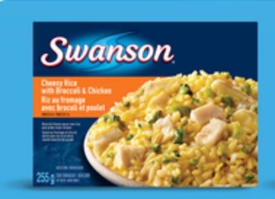 Repas surgelé Swanson fettuccini Alfredo ou riz…