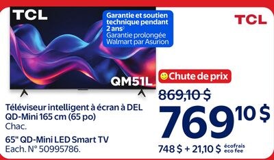 Téléviseur intelligent à écran à DEL QD-Mini 16…