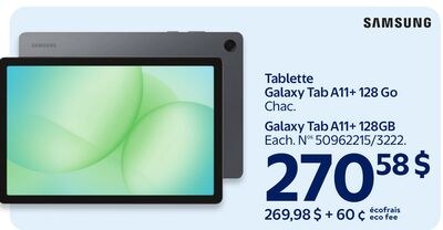 Tablette Galaxy Tab A11+ 128 Go