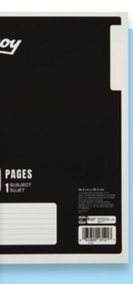 Hickory 1-Subject 80-page notebook