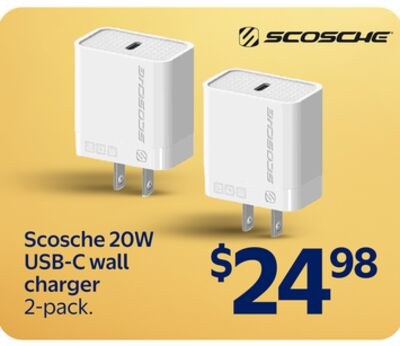 Scosche 20W USB-C wall charger