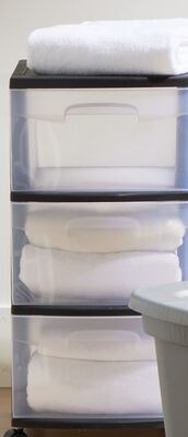 Sterilite 3-drawer medium cart