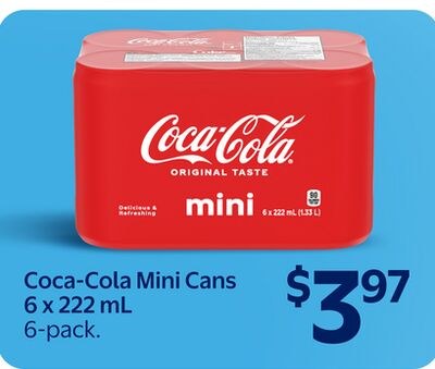 Coca-Cola Mini Cans Pop