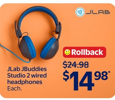 JLab JBuddies Studio 2 wired headphones