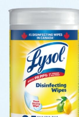 Lysol wipes 75s - 84s