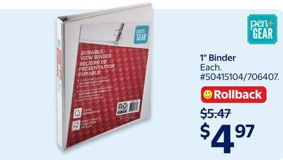 1" Binder