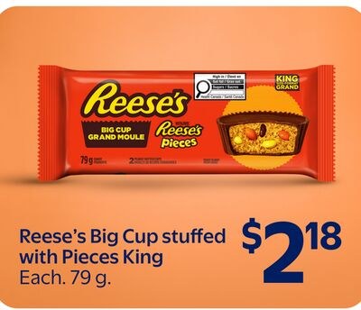 Reese's Big Cup stuffed with Pieces King