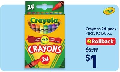 Crayola Crayons 24-pack