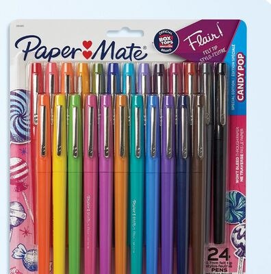Paper Mate InkJoy gel pens 14-pack or Flair! fe…
