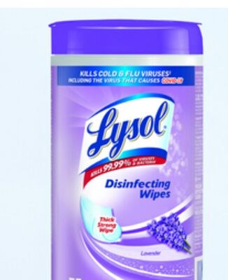 Lysol disinfecting wipes 75s