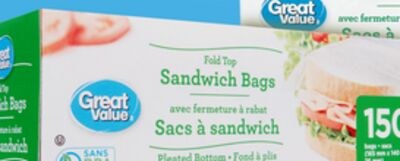 Great Value sandwich bags