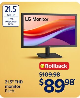 21.5" FHD monitor