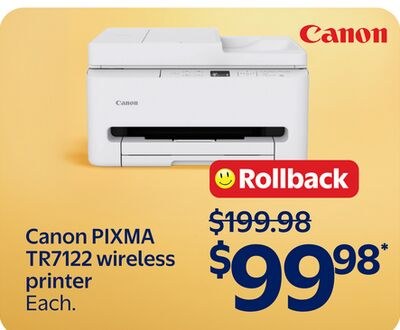 Canon PIXMA TR7122 wireless printer