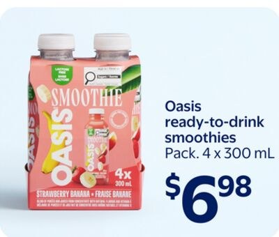 Oasis ready-to-drink-smoothies