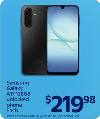 Samsung Galaxy A17 128GB unlocked phone