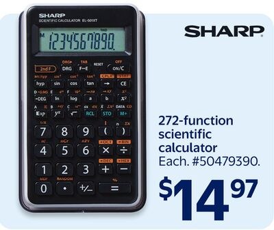 272-function scientific calculator