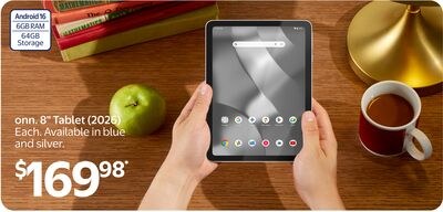 onn. 8" Tablet (2026)