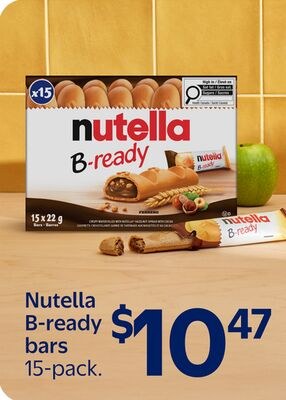 Nutella B-ready bars