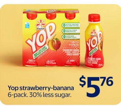 Yop strawberry-banana