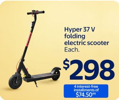 Hyper 37V Phil folding electric scooter