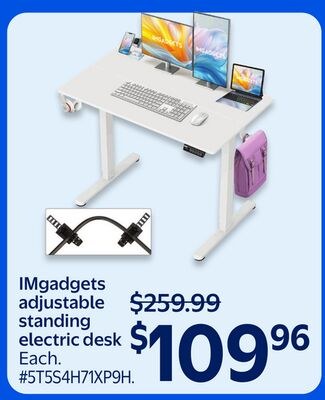 IMgadgets adjustable standing electric desk