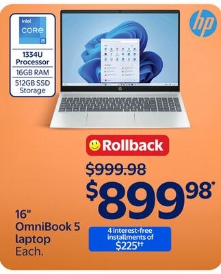 16" OmniBook 5 laptop