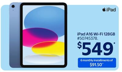 iPad A16 Wi-Fi 128GB