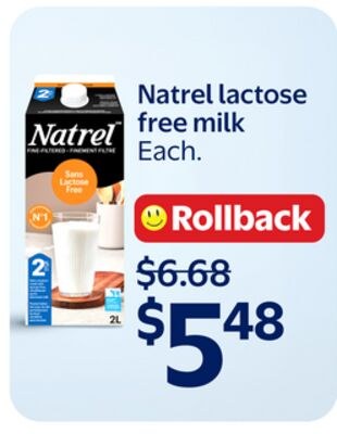 Natrel lactose free milk