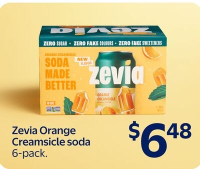 Zevia Orange Creamsicle soda