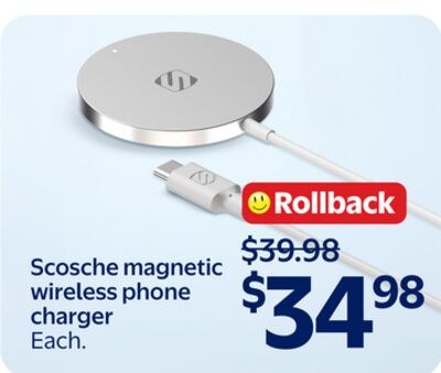 Scosche magnetic wireless phone charger