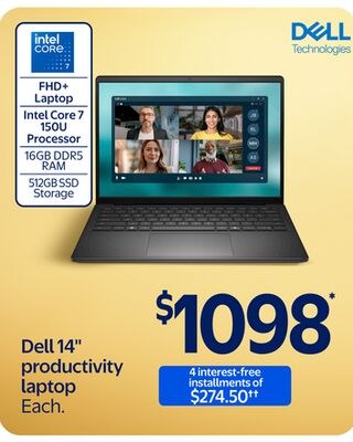 Dell 14 Productivity Laptop