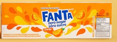 Fanta Orange zero sugar Pop