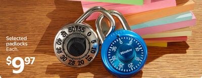 Selected padlocks