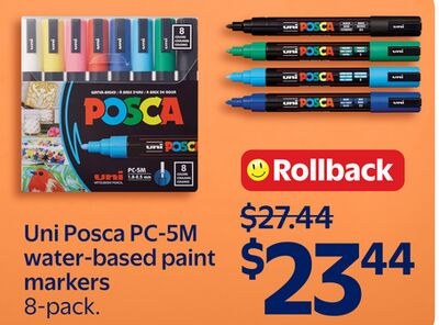 Uni Posca PC 5M Water Based Pain Markers