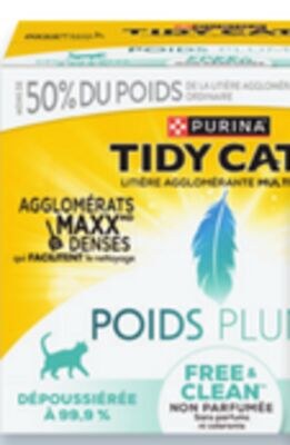 Litière agglomérante Poids plume Tidy Cats de P…