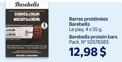 Barres protéinées Barebells