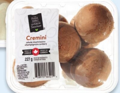 Champignons blancs ou cremini entiers Mon march…