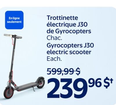 Trottinette électrique J30 de Gyrocopters