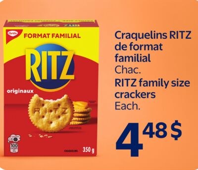 Craquelins RITZ de format familial