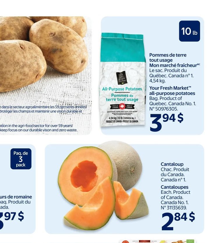Pommes de terre Tout usage Your Fresh Market