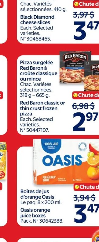 Tranches de fromage Black Diamond